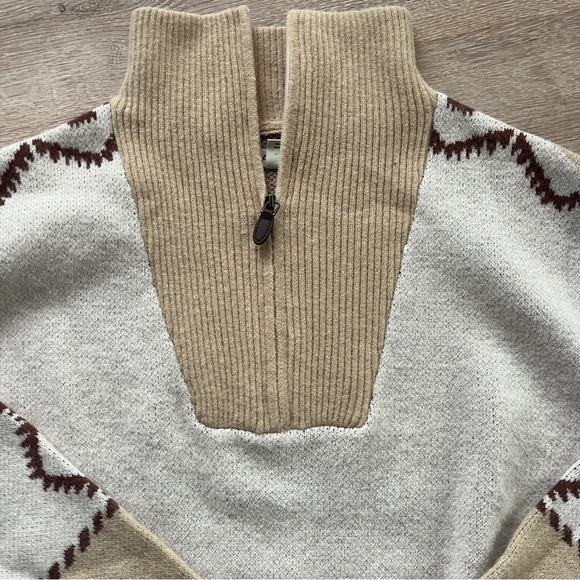 Ariat Wild West Sweater Half Zip sz L - Picture 4 of 6